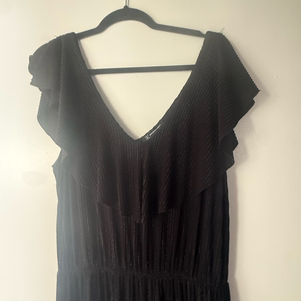 INC International Concepts Black Maxi jumpsuit size XL